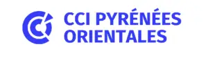 Logo blanc CCI PO